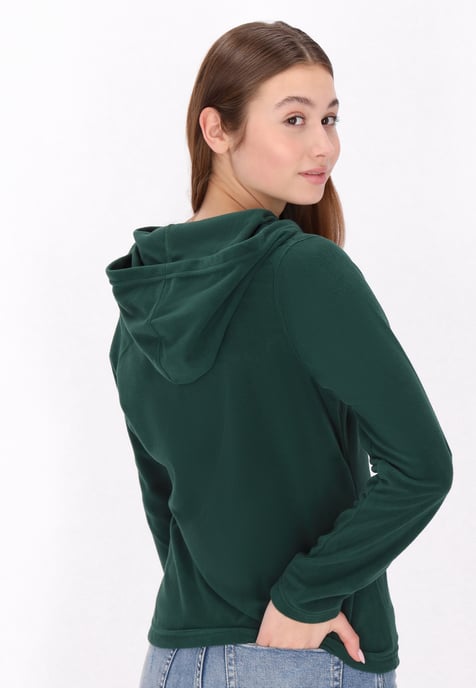 Mymo Fleece jas Dames donkergroen - Image 4