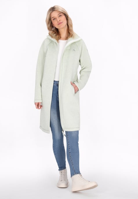 Schmuddelwedda Jas vrouwen saliegroene melange - Image 2