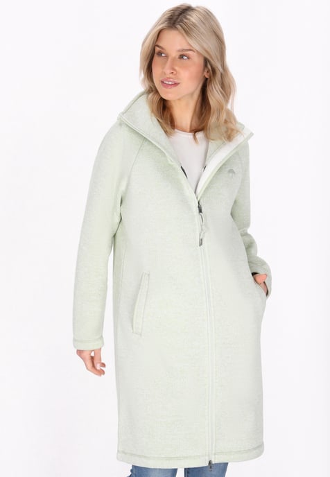 Schmuddelwedda Jas vrouwen saliegroene melange - Image 3