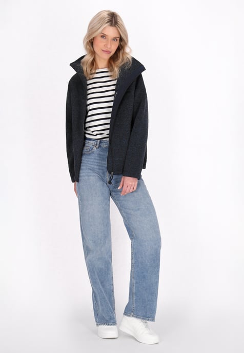Schmuddelwedda Jas vrouwen marineblauw gemêleerd - Image 2