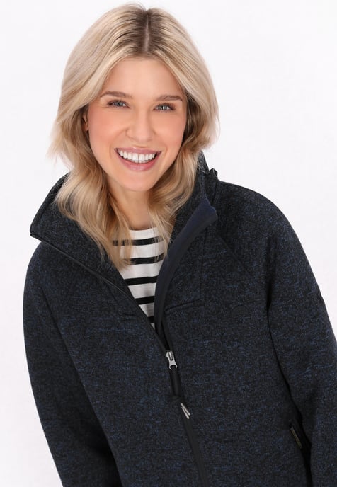 Schmuddelwedda Jas vrouwen marineblauw gemêleerd - Image 5