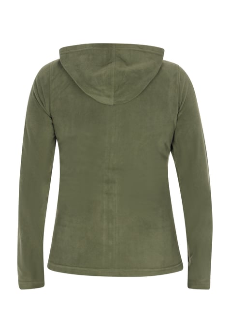 Mymo fleece jacket women khaki - Image 5