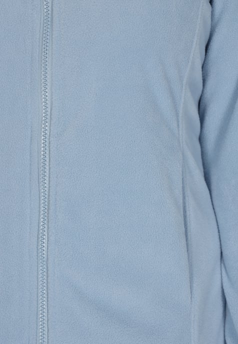 Mymo fleece jacket women light blue - Image 3