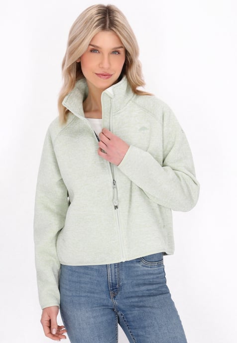 Schmuddelwedda Jas vrouwen saliegroene melange - Image 3