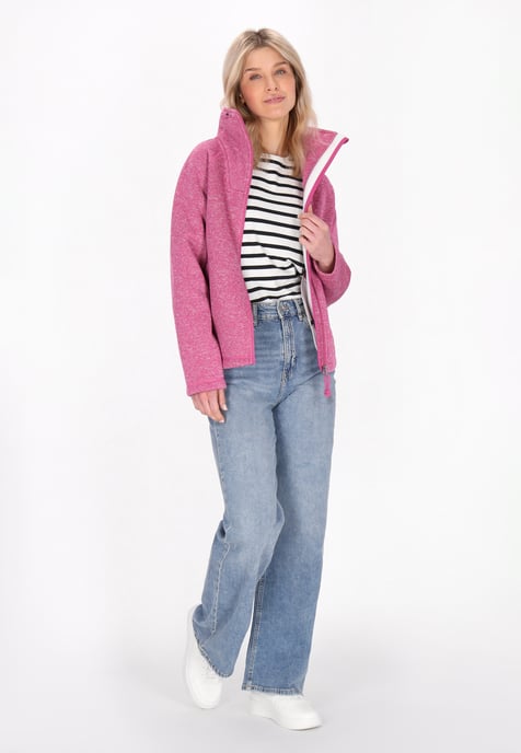 Schmuddelwedda Jas vrouwen roze melange - Image 2