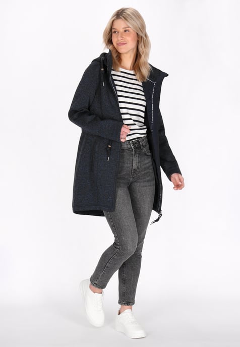 Schmuddelwedda Jas vrouwen marineblauw gemêleerd - Image 2