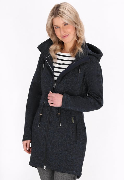 Schmuddelwedda Jas vrouwen marineblauw gemêleerd - Image 3