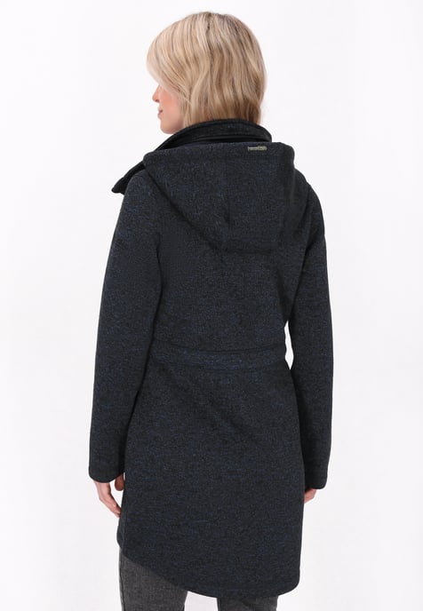 Schmuddelwedda Jas vrouwen marineblauw gemêleerd - Image 4