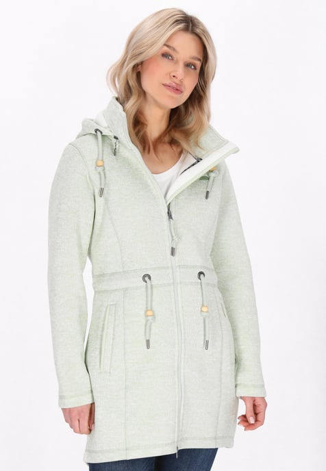 Schmuddelwedda Jas vrouwen saliegroene melange - Image 3