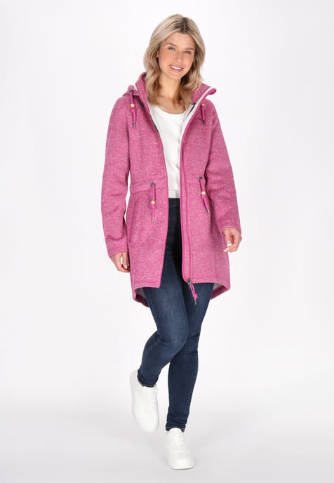 Schmuddelwedda Jas vrouwen roze melange - Image 2