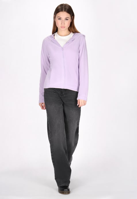 Mymo Fleece jas Dames Licht paars - Image 2