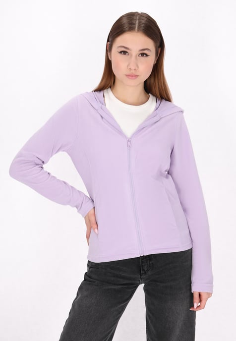 Mymo Fleece jas Dames Licht paars - Image 3