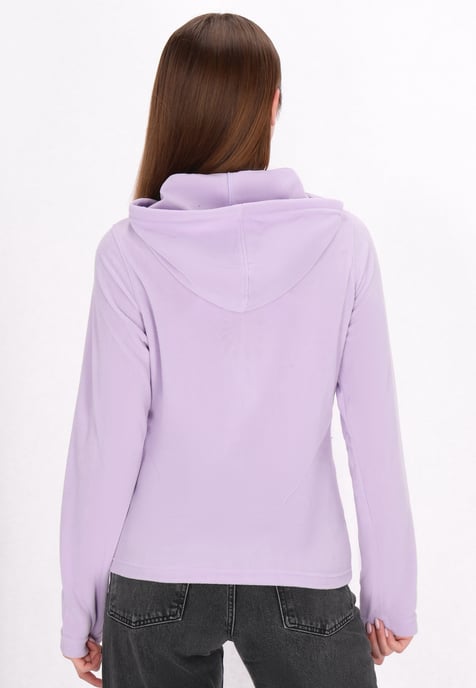 Mymo Fleece jas Dames Licht paars - Image 4