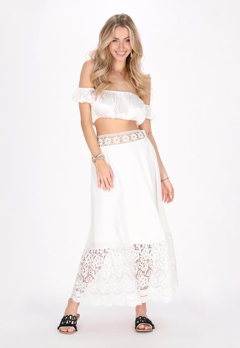 IZIA rok vrouwen wit - Image 2