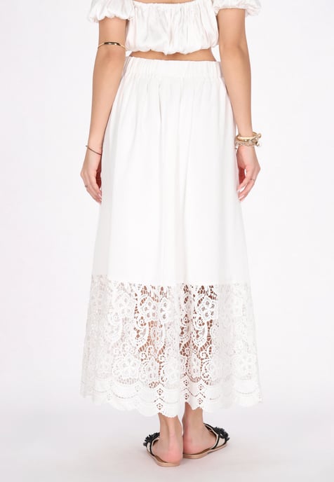 IZIA rok vrouwen wit - Image 4