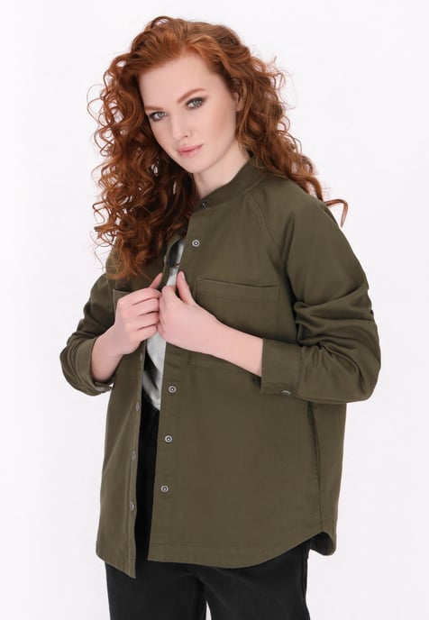 Dreimaster Overhemd vrouwen olijf - Image 3