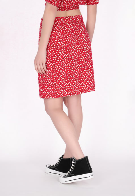 Mymo rok vrouwen rood wit - Image 4