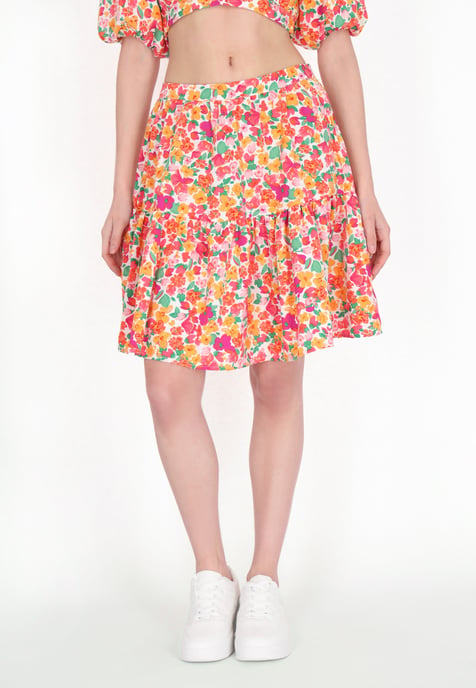 Mymo rok vrouwen rood veelkleurig - Image 3