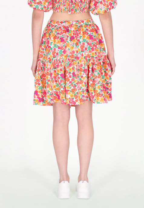 Mymo rok vrouwen rood veelkleurig - Image 4