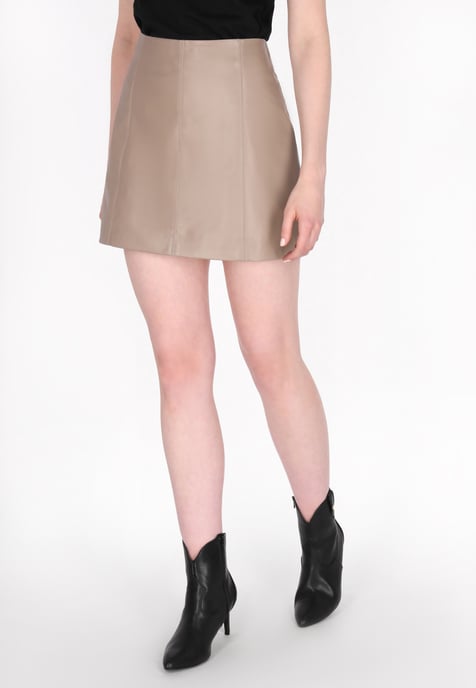 Dreimaster rok vrouwen taupe - Image 3