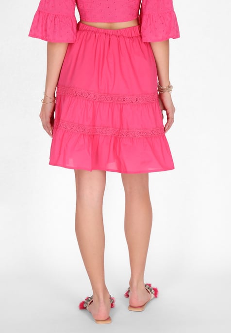 IZIA rok vrouwen fuchsia - Image 4