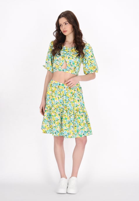 Mymo rok vrouwen blauw veelkleurig - Image 2