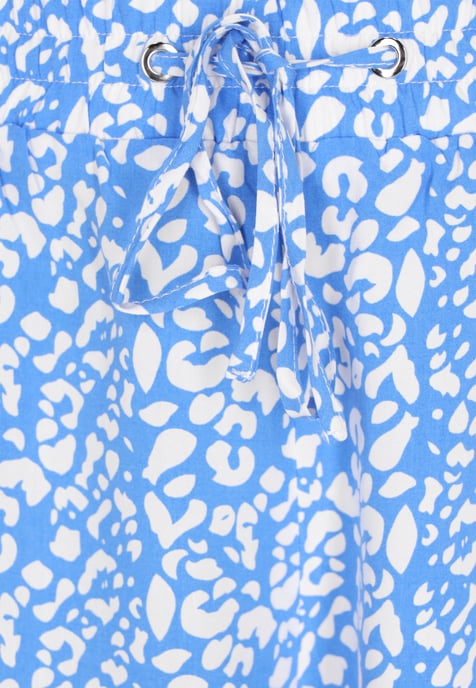 Mymo Korte broek vrouwen blauw wit - Image 5