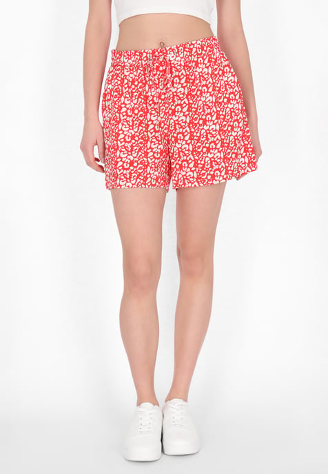 Mymo Korte broek vrouwen rood wit - Image 3