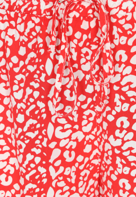 Mymo Korte broek vrouwen rood wit - Image 5