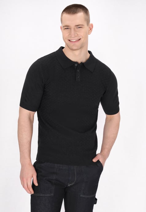Mo T-shirt Heren marineblauw gemêleerd - Image 3