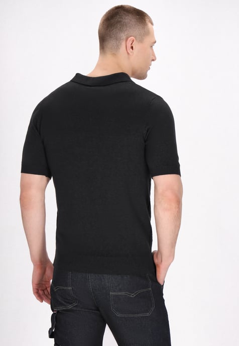 Mo T-shirt Heren marineblauw gemêleerd - Image 4