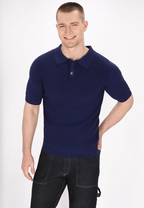 Mo T-shirt Heren marine - Image 3
