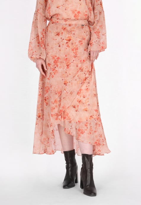 Dreimaster rok vrouwen abrikoos - Image 3