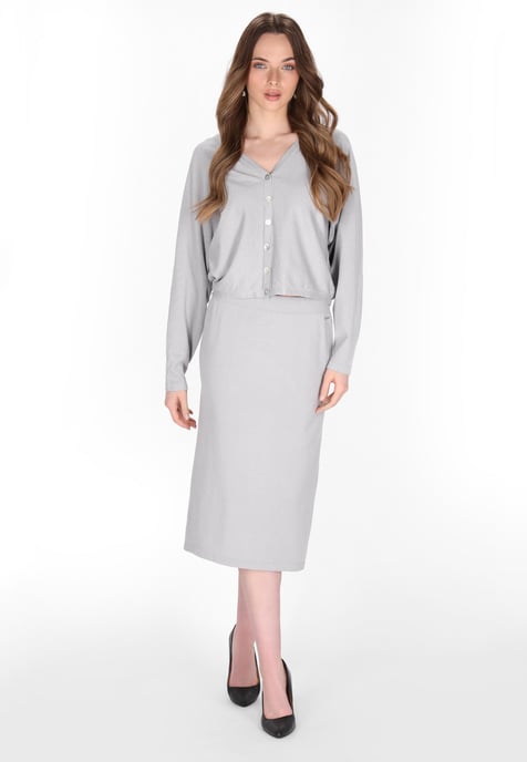 Dreimaster rok vrouwen grijs - Image 2