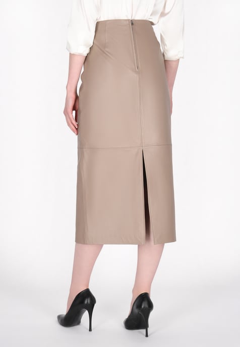 Dreimaster rok vrouwen taupe - Image 4