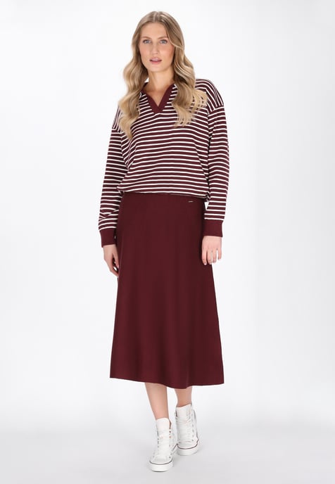 Dreimaster rok vrouwen Wijnrood - Image 2