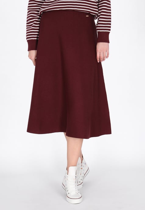 Dreimaster rok vrouwen Wijnrood - Image 3