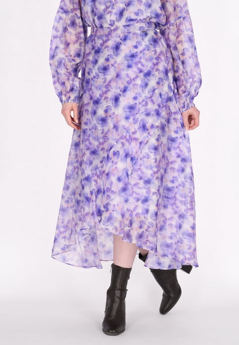Dreimaster rok vrouwen lila - Image 3