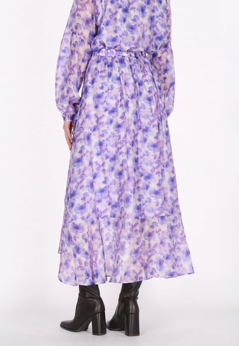 Dreimaster rok vrouwen lila - Image 4