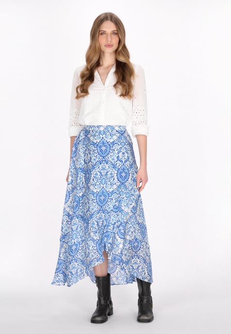 Dreimaster rok vrouwen turquoise - Image 2