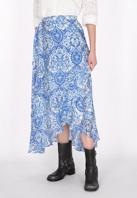 Dreimaster rok vrouwen turquoise - Image 3