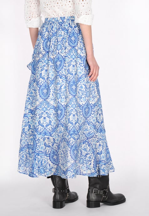 Dreimaster rok vrouwen turquoise - Image 4