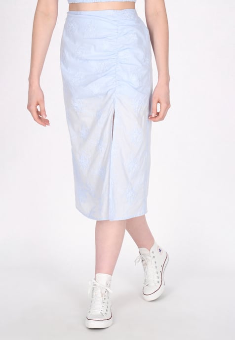 Dreimaster rok vrouwen lichtblauw - Image 3