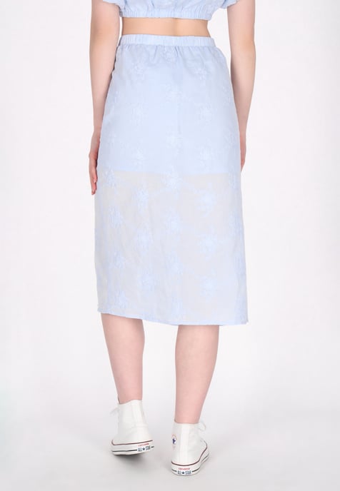 Dreimaster rok vrouwen lichtblauw - Image 4