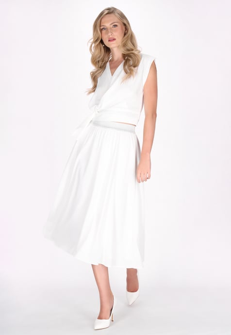 Dreimaster rok vrouwen wit - Image 2