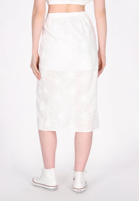 Dreimaster rok vrouwen wit - Image 4