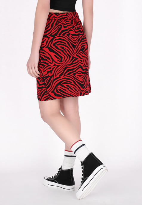 Mymo rok vrouwen zwart rood - Image 4