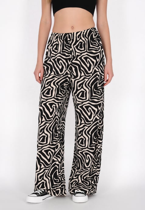 Mymo Broek vrouwen zwart-wit - Image 3