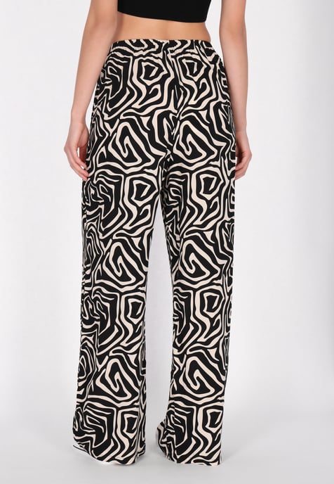 Mymo Broek vrouwen zwart-wit - Image 4