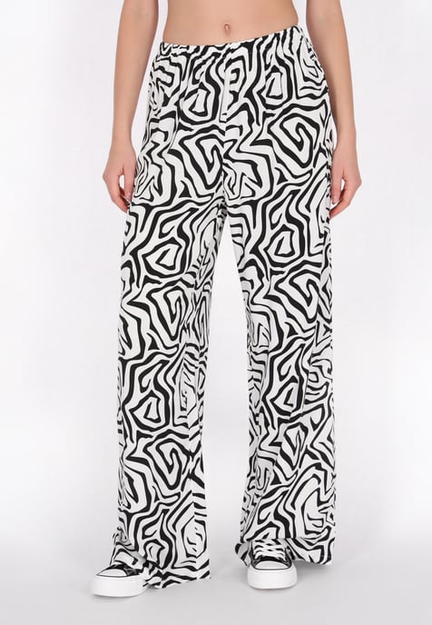 Mymo Broek vrouwen wit-zwart - Image 3